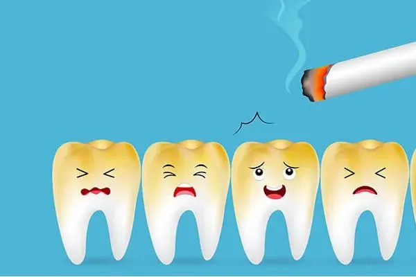سیگار کشیدن بعد از کشیدن دندان